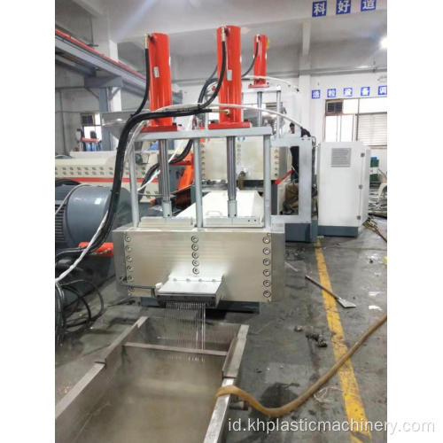 Sistem pemotong cincin air plastik granulator mesin pvc